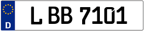 Truck License Plate